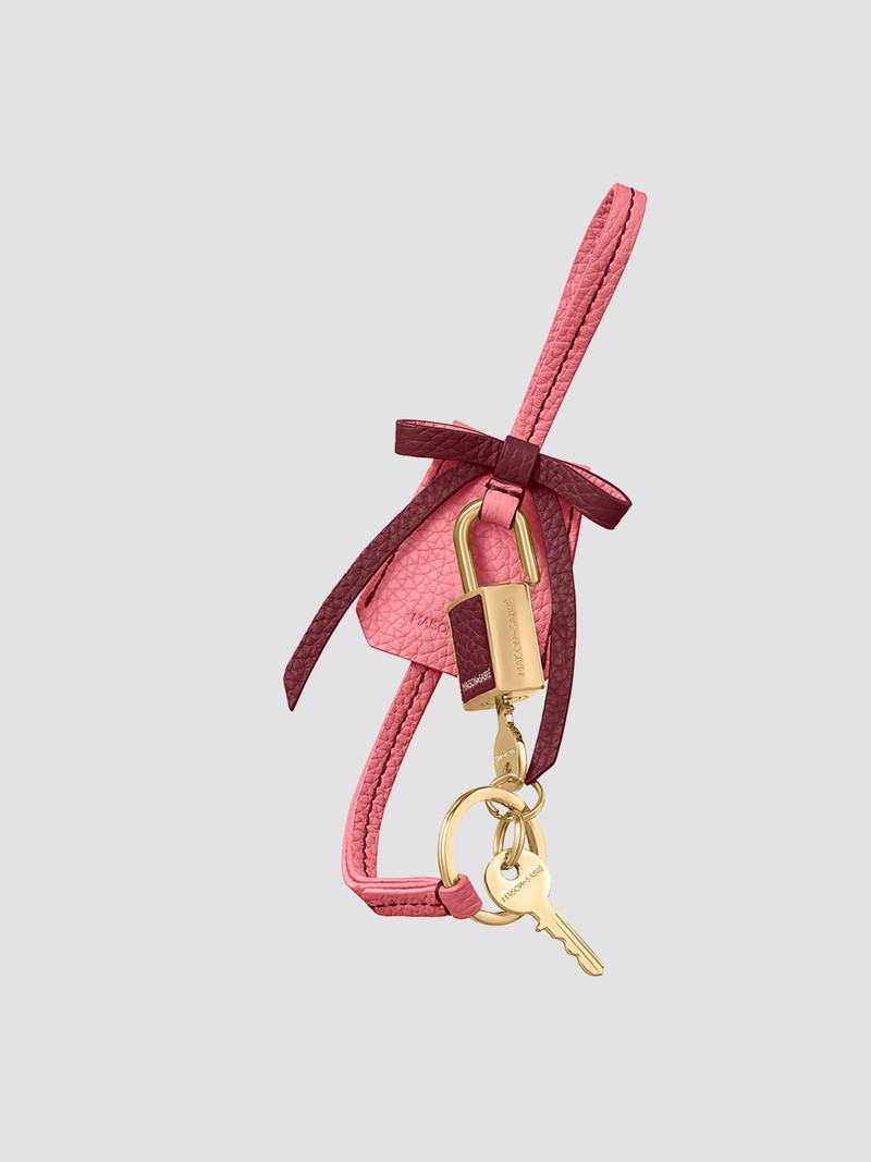 Women's The Bow Padlock Charm - Candy Plum 3