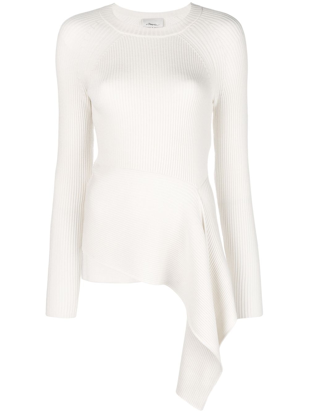 ribbed tie waist top - 1