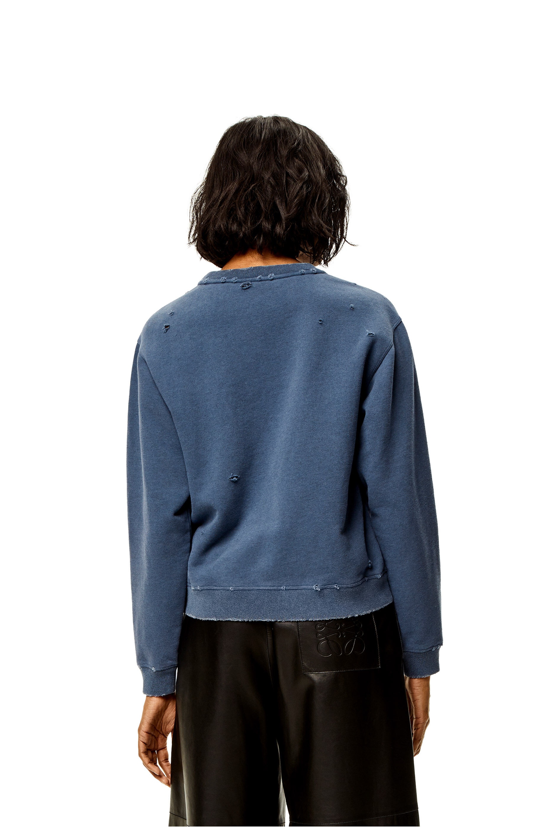Distressed Anagram sweatshirt in cotton - 4