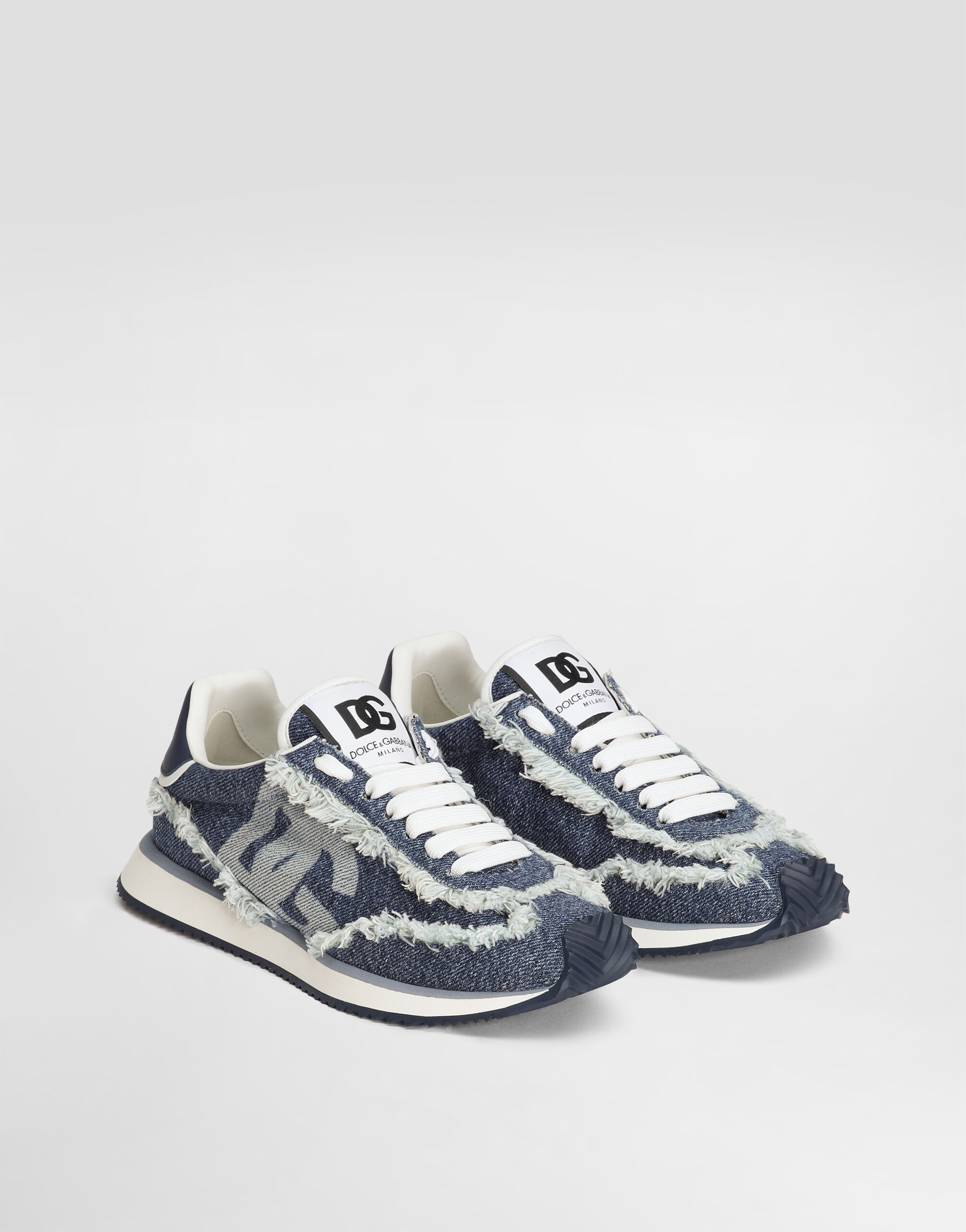 Mixed-material DG Cushion sneakers - 2