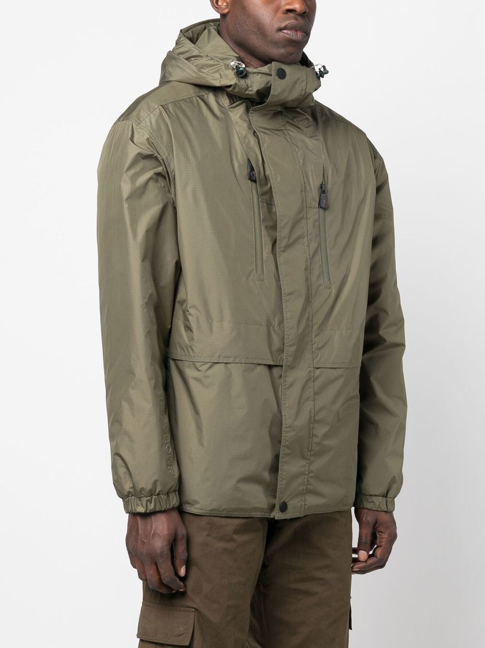 feather down hooded jacket - 3