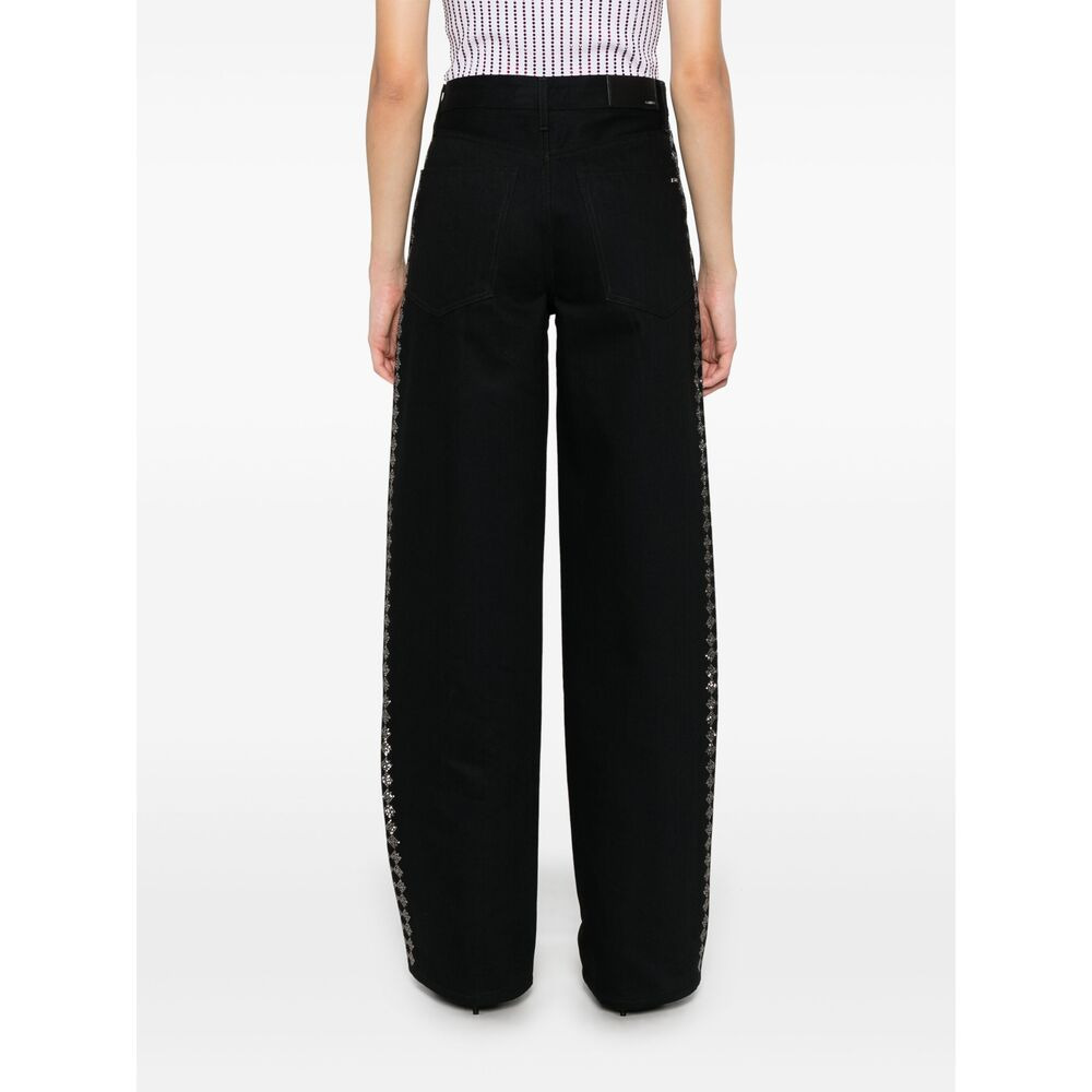 Amiri Black Denim - Straight-Leg Jeans Women - 5