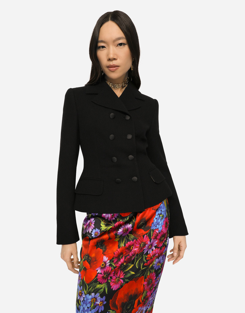 Dolce & Gabbana Double-breasted virgin wool jacket outlook