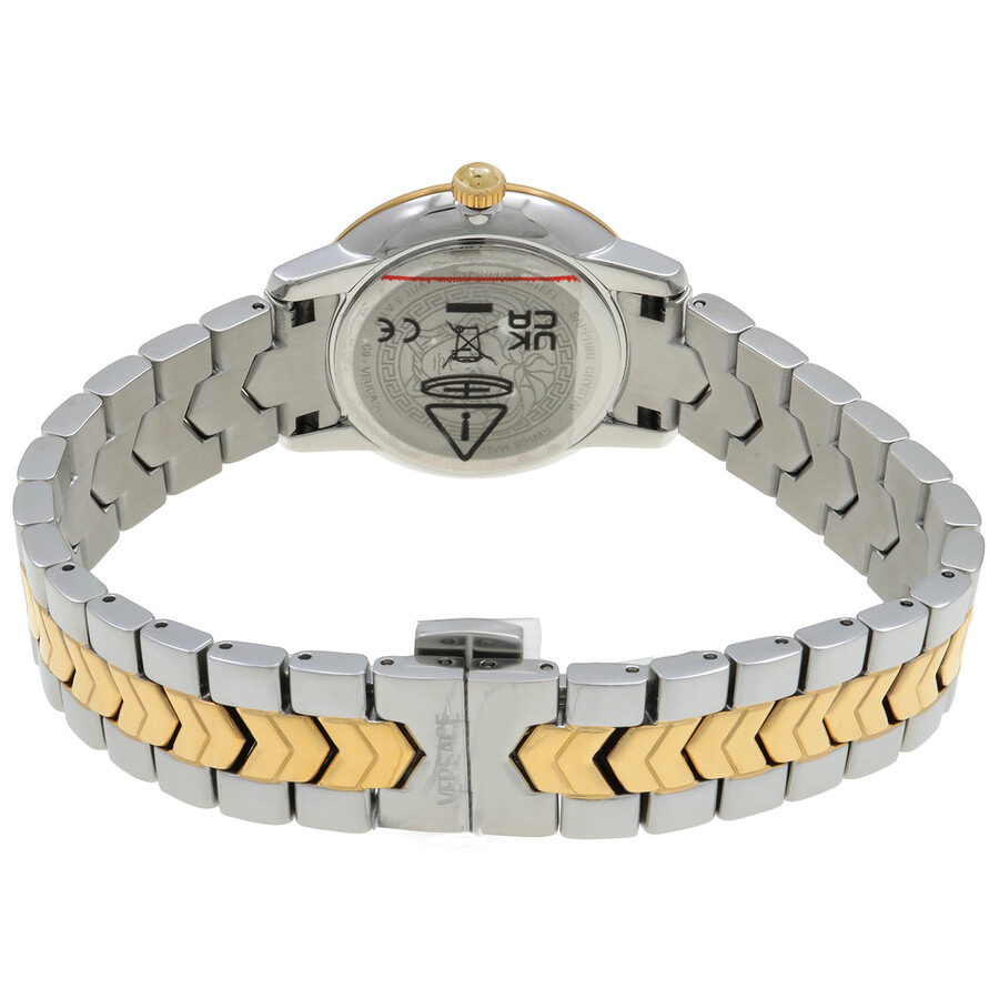 Versace V-Icon Quartz Blue Dial Ladies Watch VEUCA0524 - 1
