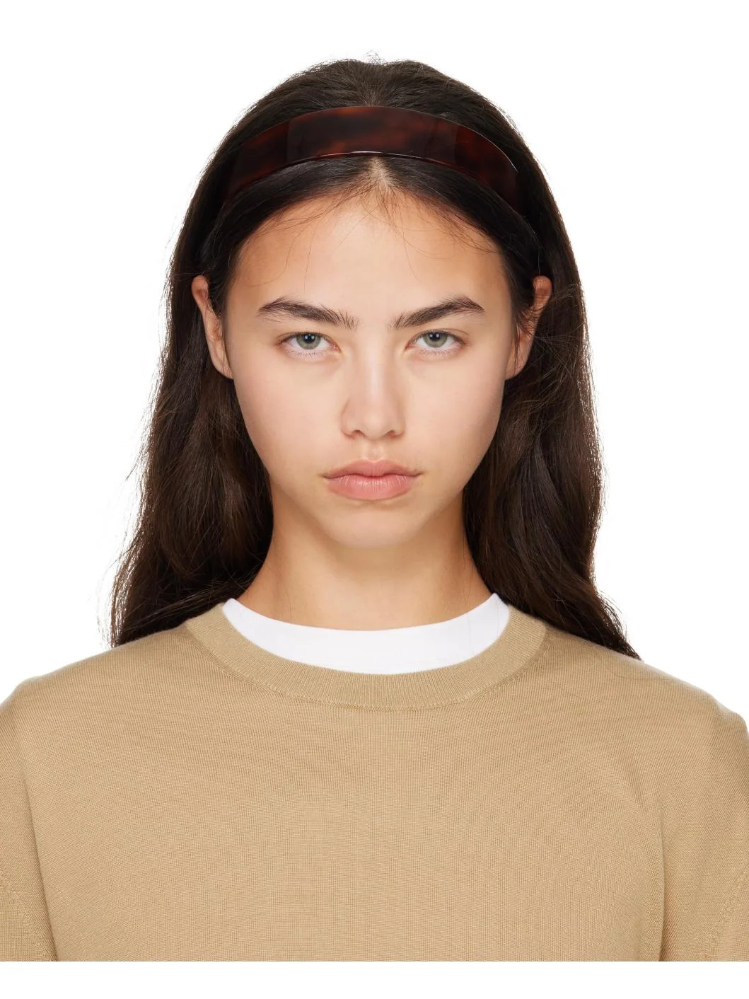 Brown Thin Bessette Headband - 1