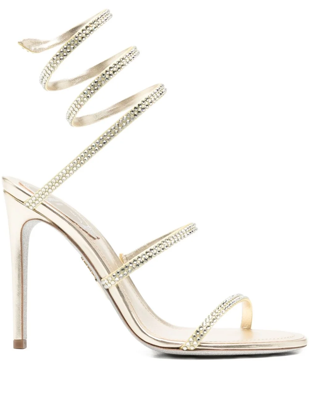 105mm Cleo spiral heeled sandals - 1