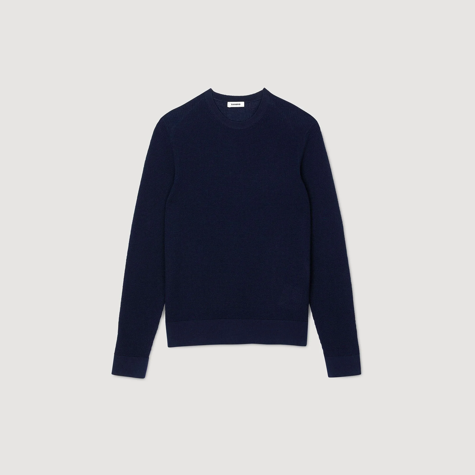 TEXTURED KNIT SWEATER - 1