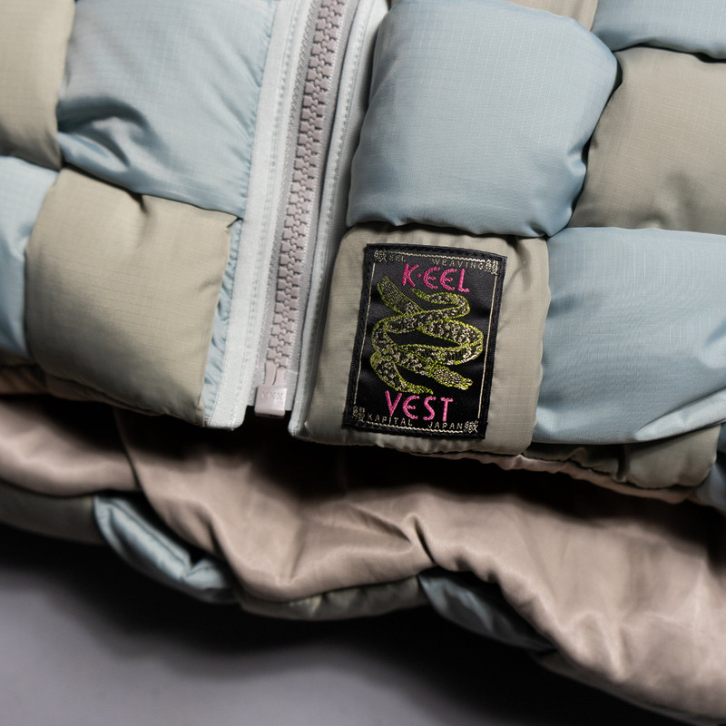 RIP STOP NYLON KEEL-WEAVING VEST - GRAY 4