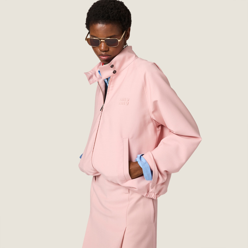 Kid mohair blouson jacket 4