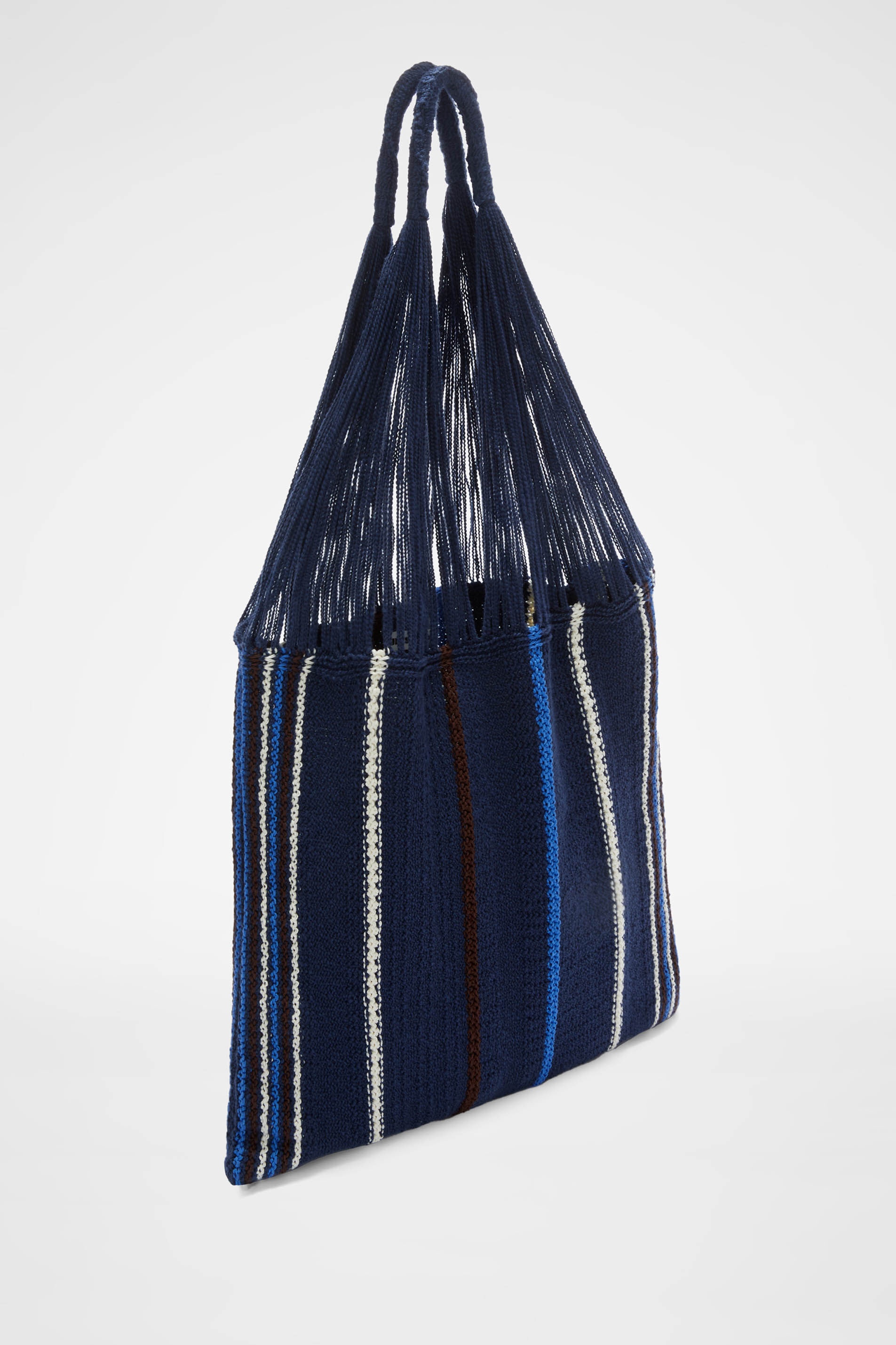 Striped Knit Bag - 2