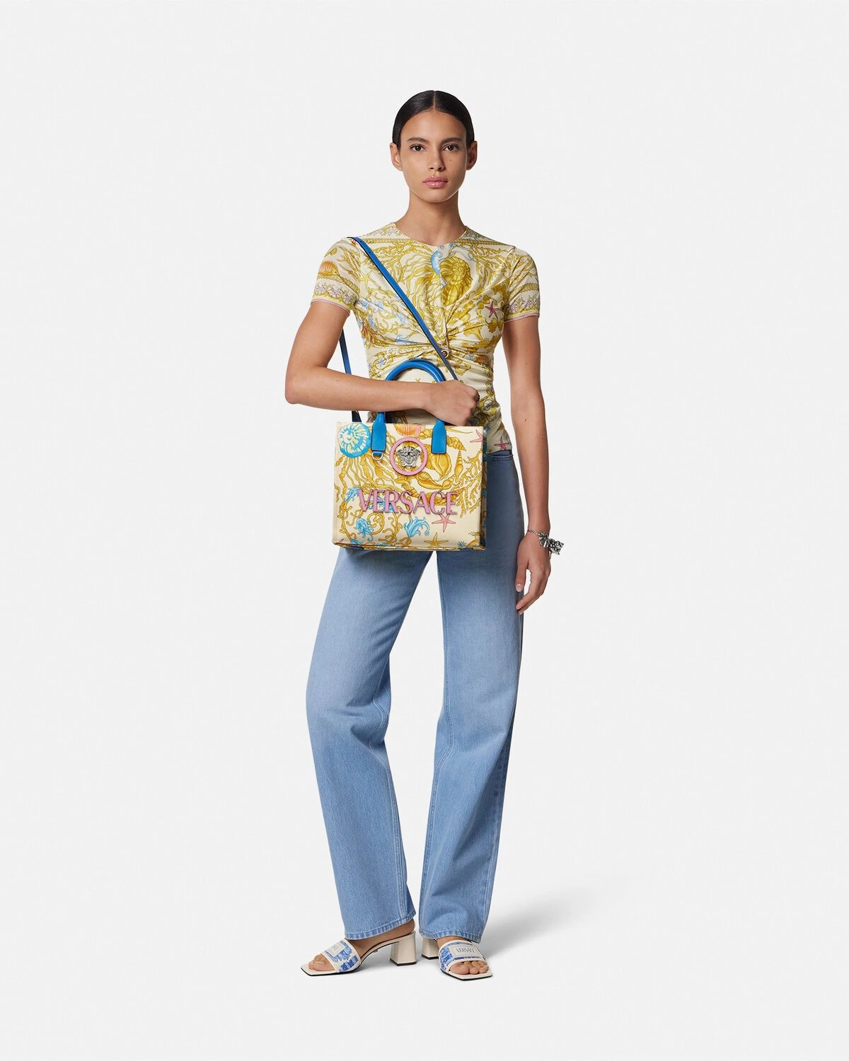 Underwater Barocco La Medusa Small Tote Bag - 4