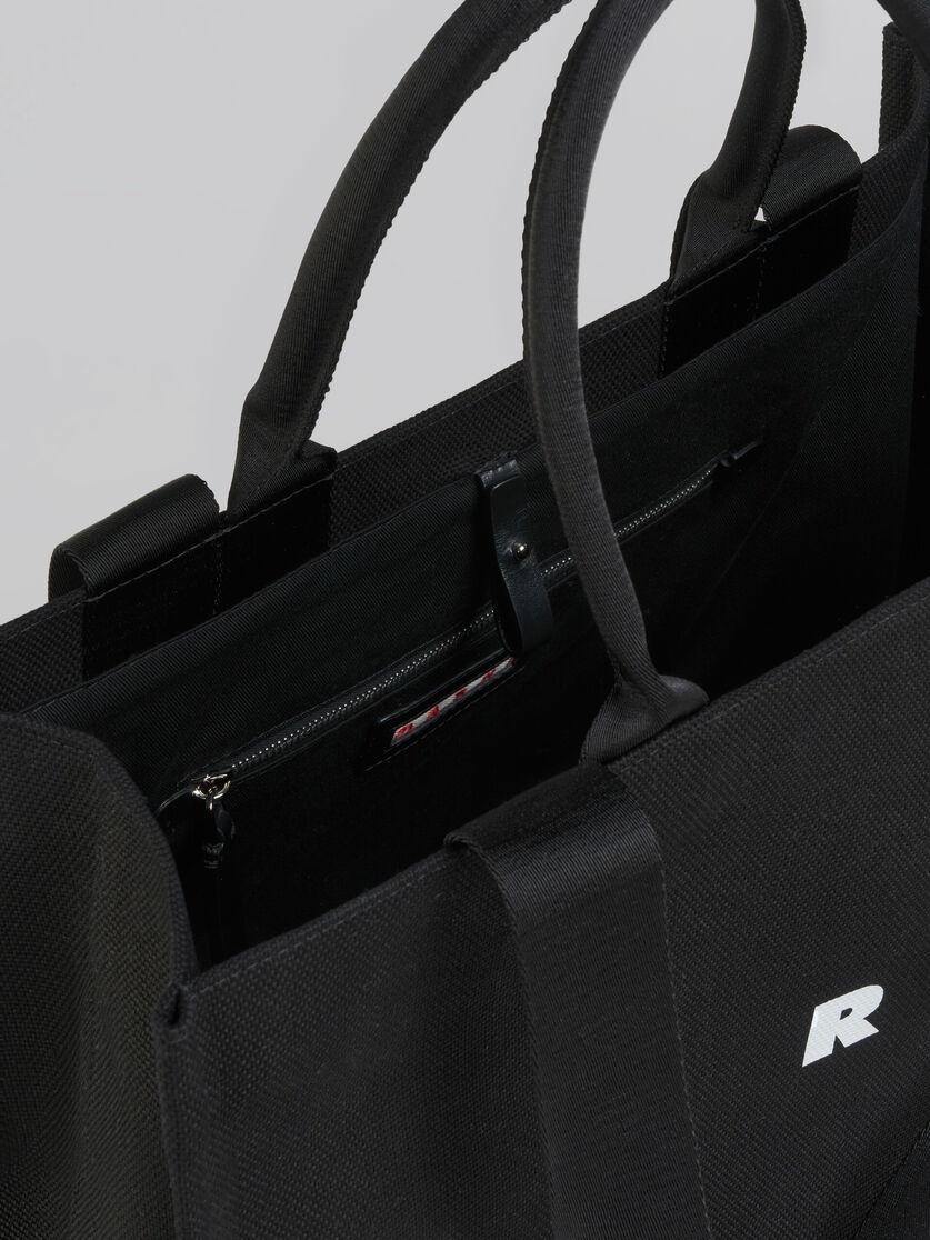 BEY TOTE BAG IN CANVAS WITH LOGO PRINT - 3