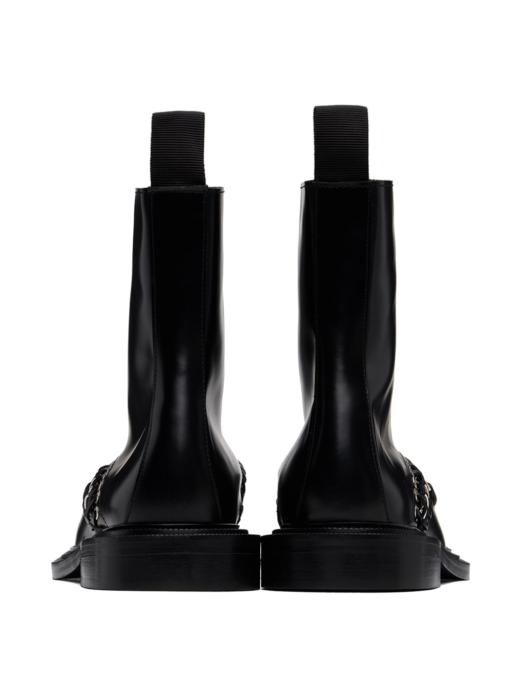 Black Leather Boots - 2