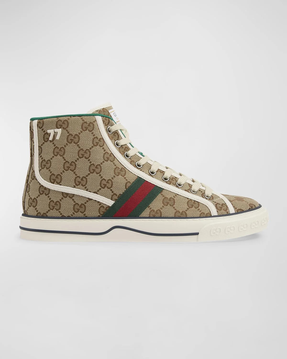 Men's Tennis 1977 Canvas High-Top Sneakers - 1