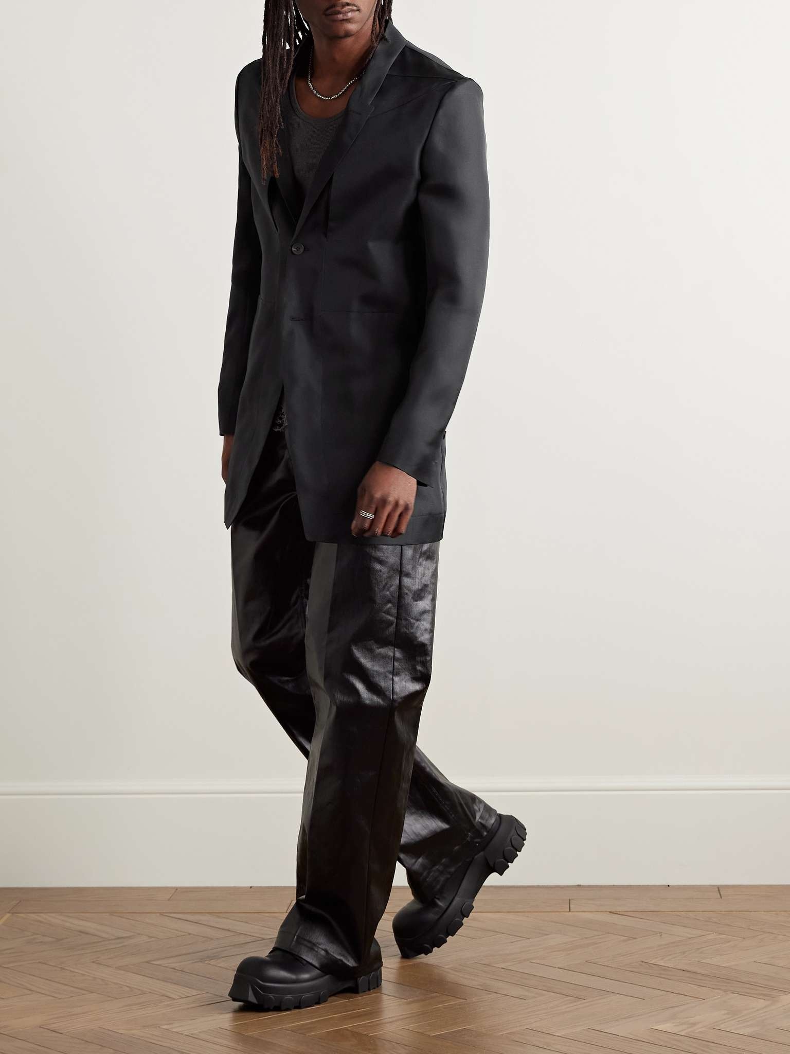 Lido Slim-Fit Silk Grain de Poudre Blazer - 2