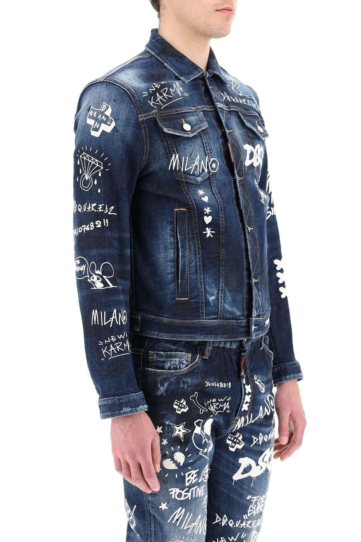 GRAFFITI DAN JEAN JACKET - 3