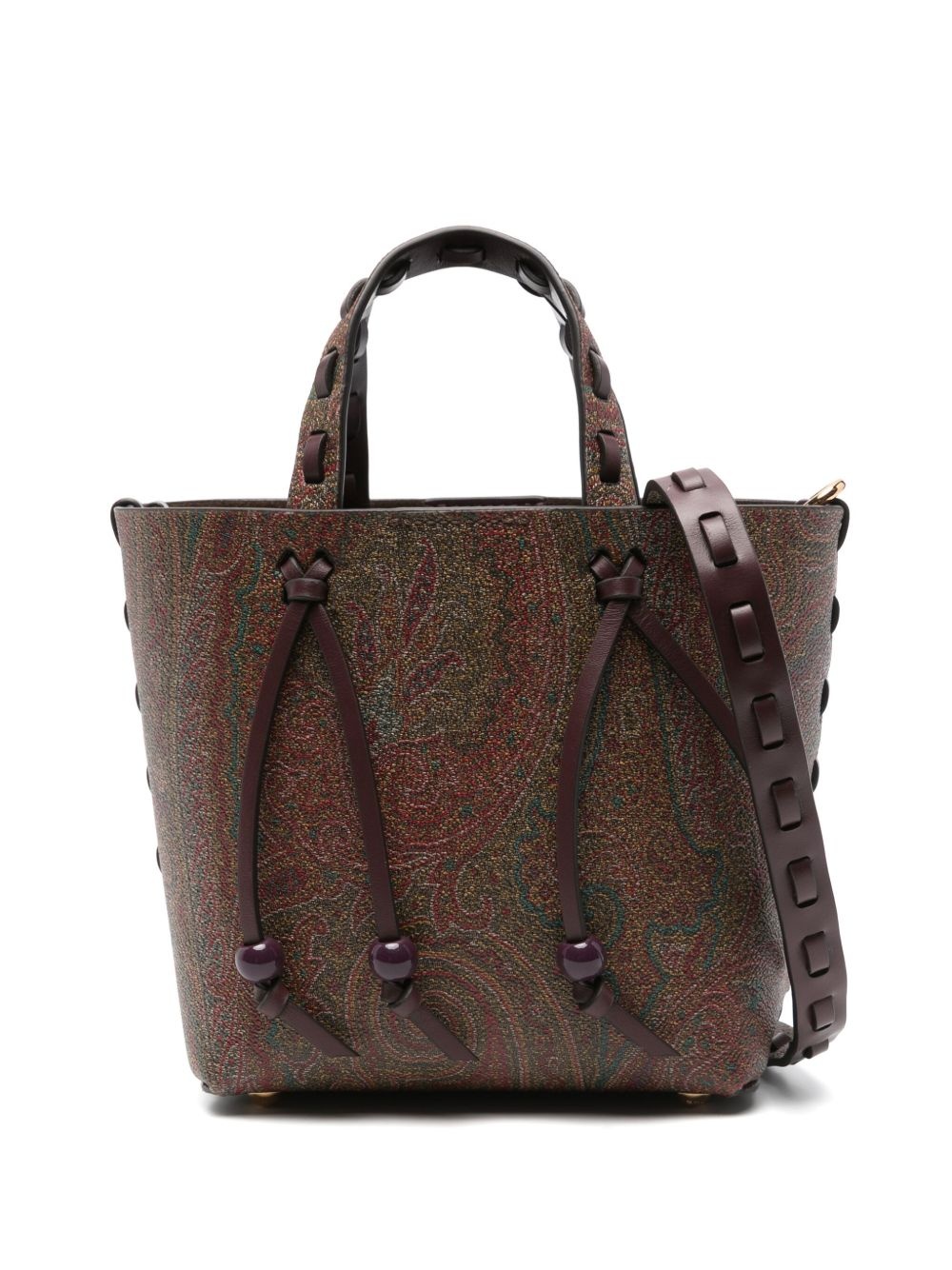 paisley-print mini bag - 1