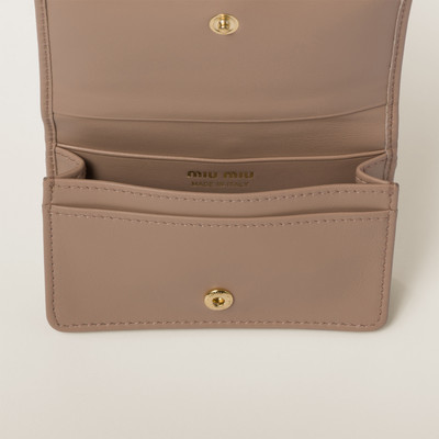 Miu Miu Leather card holder outlook