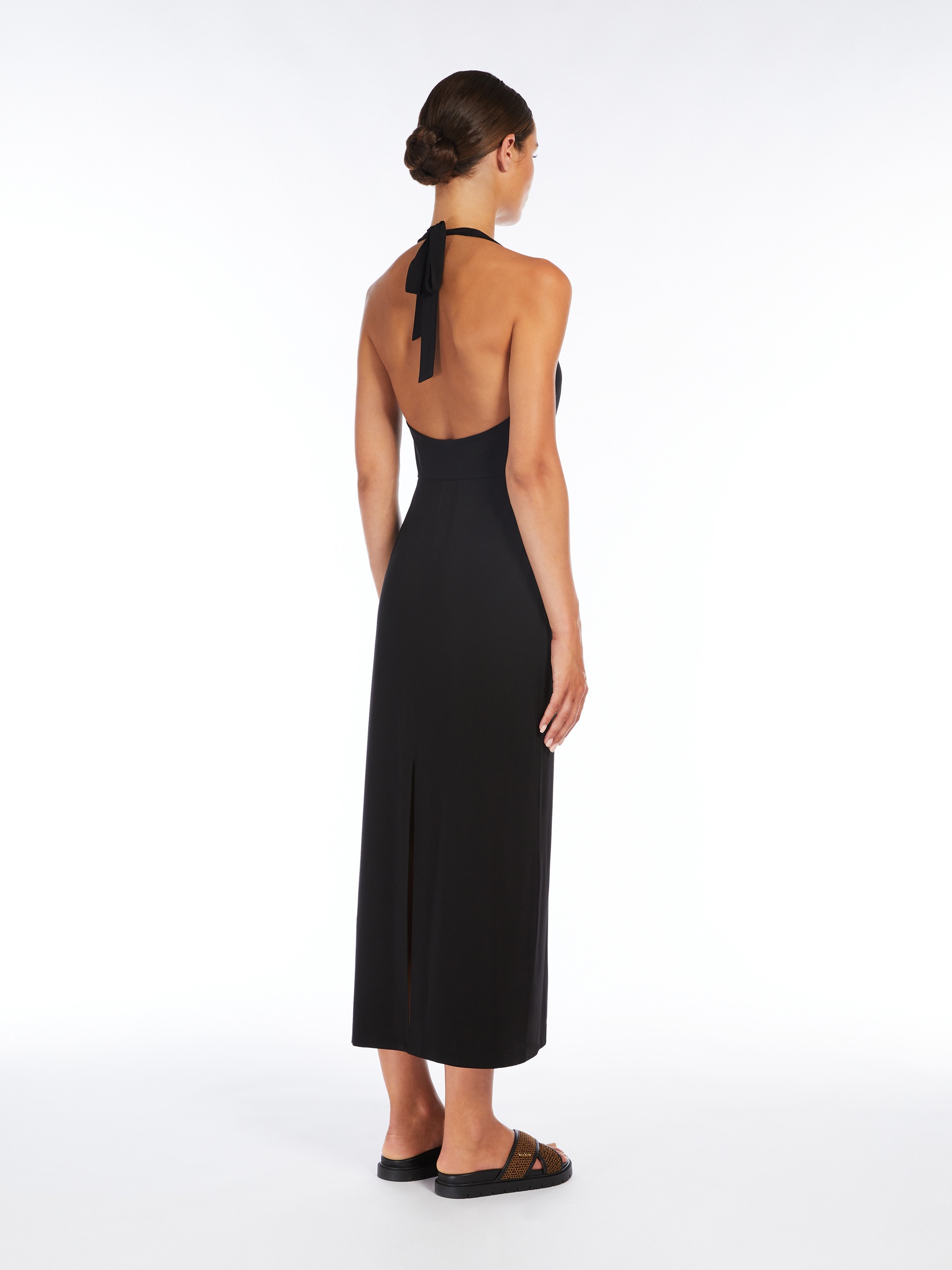 GHIOTTO Long crepe jersey dress - 4