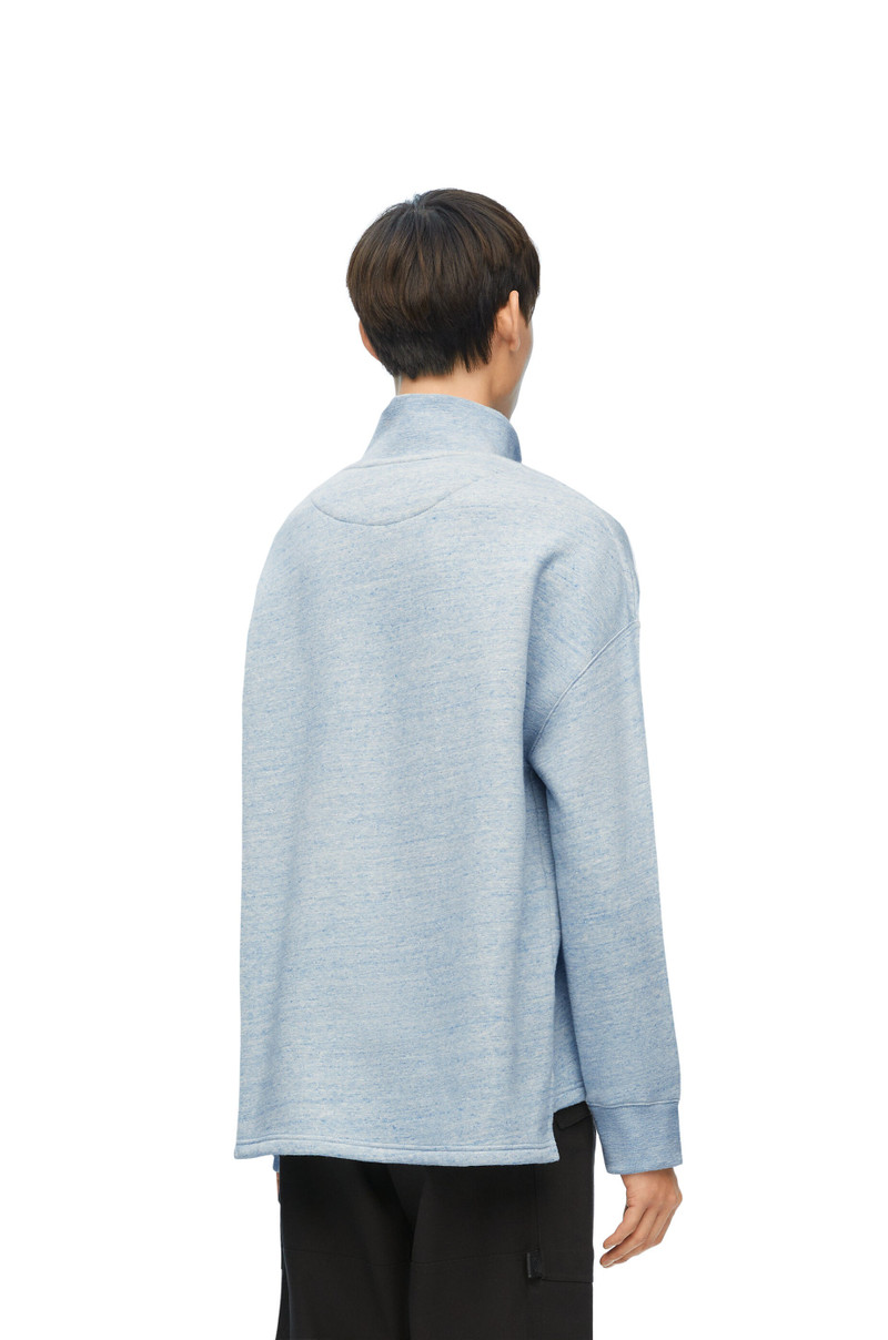High neck sweatshirt in cotton 4