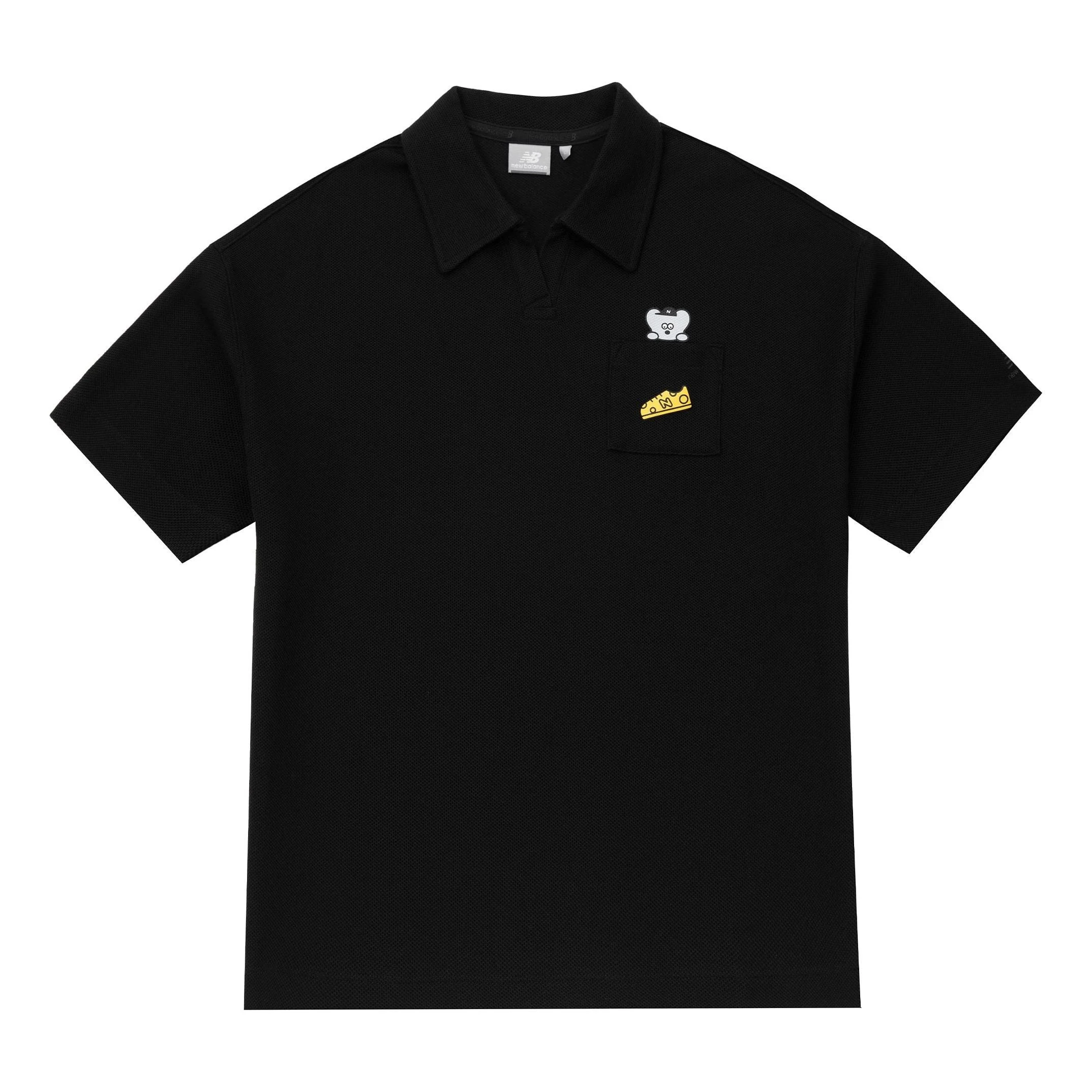 (WMNS) New Balance x SEIJI ANDY Polo Tee 'Black' 5FD26272-BK - 1