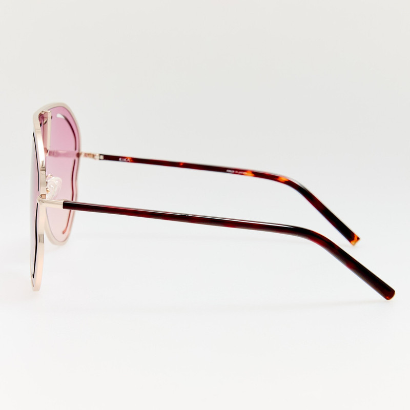 Kika Gardenia Sunglasses in Pink Gradient and Light Gold 4
