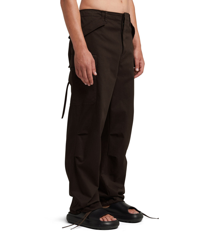 Gabardine cotton cargo pants 4