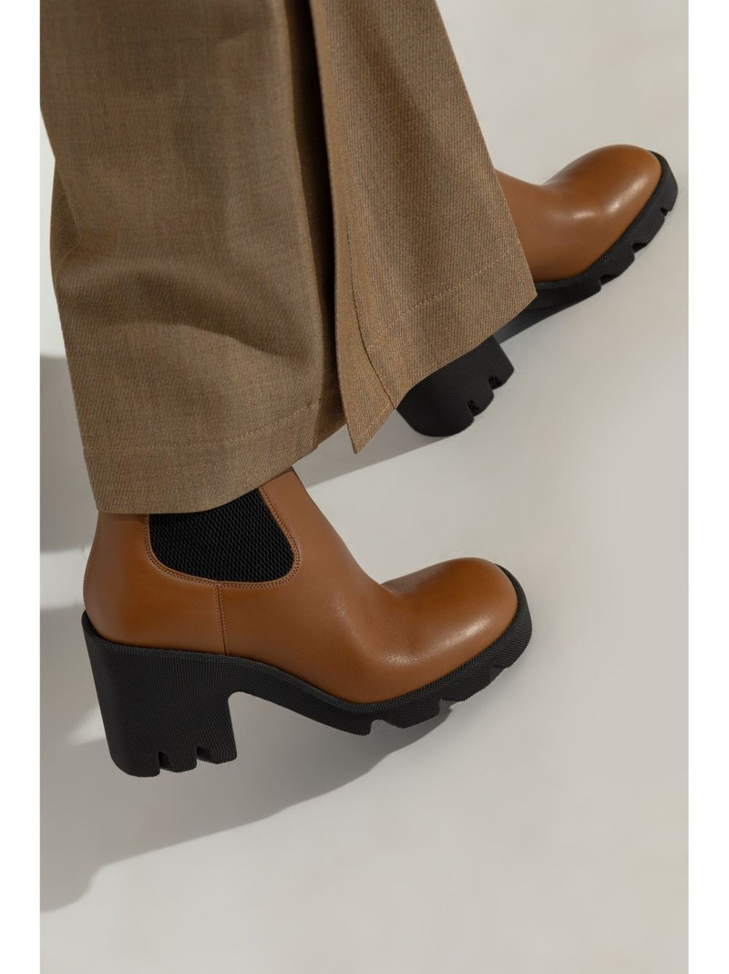 Burberry leather ankle boots outlook