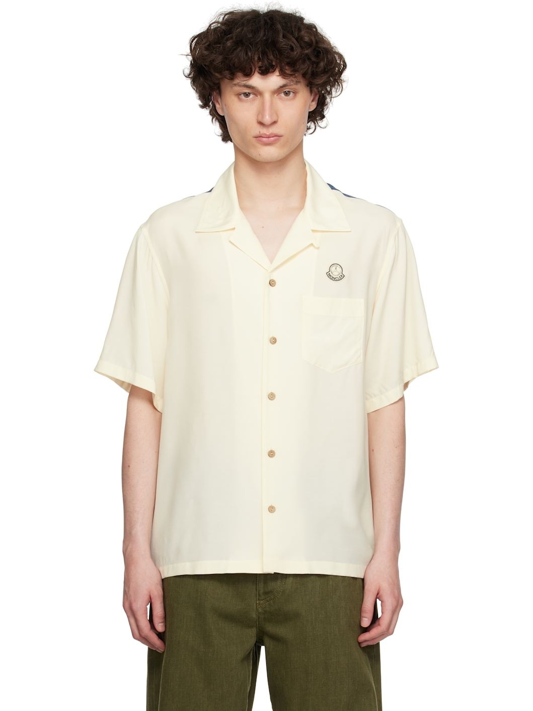 Mercedes-Benz by NIGO Off-White Satin Shirt - 1
