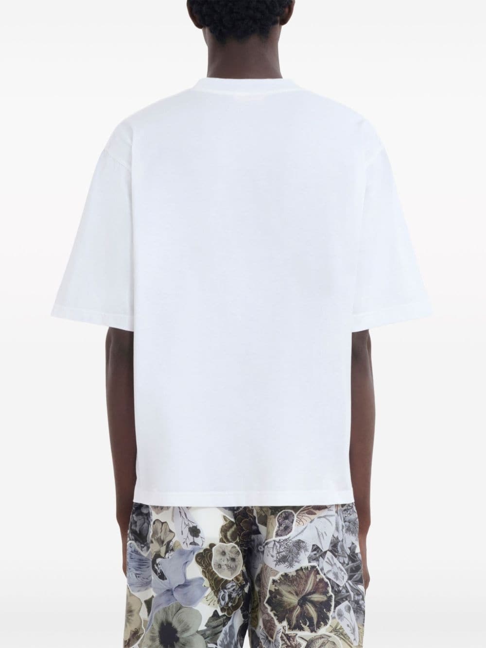 floral-print cotton T-shirt - 3