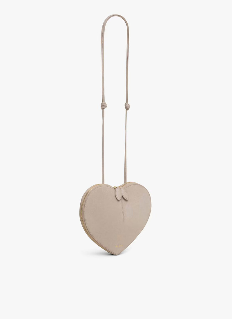 Alaïa Le Coeur Suede Goatskin And Shiny Goatskin Leather outlook