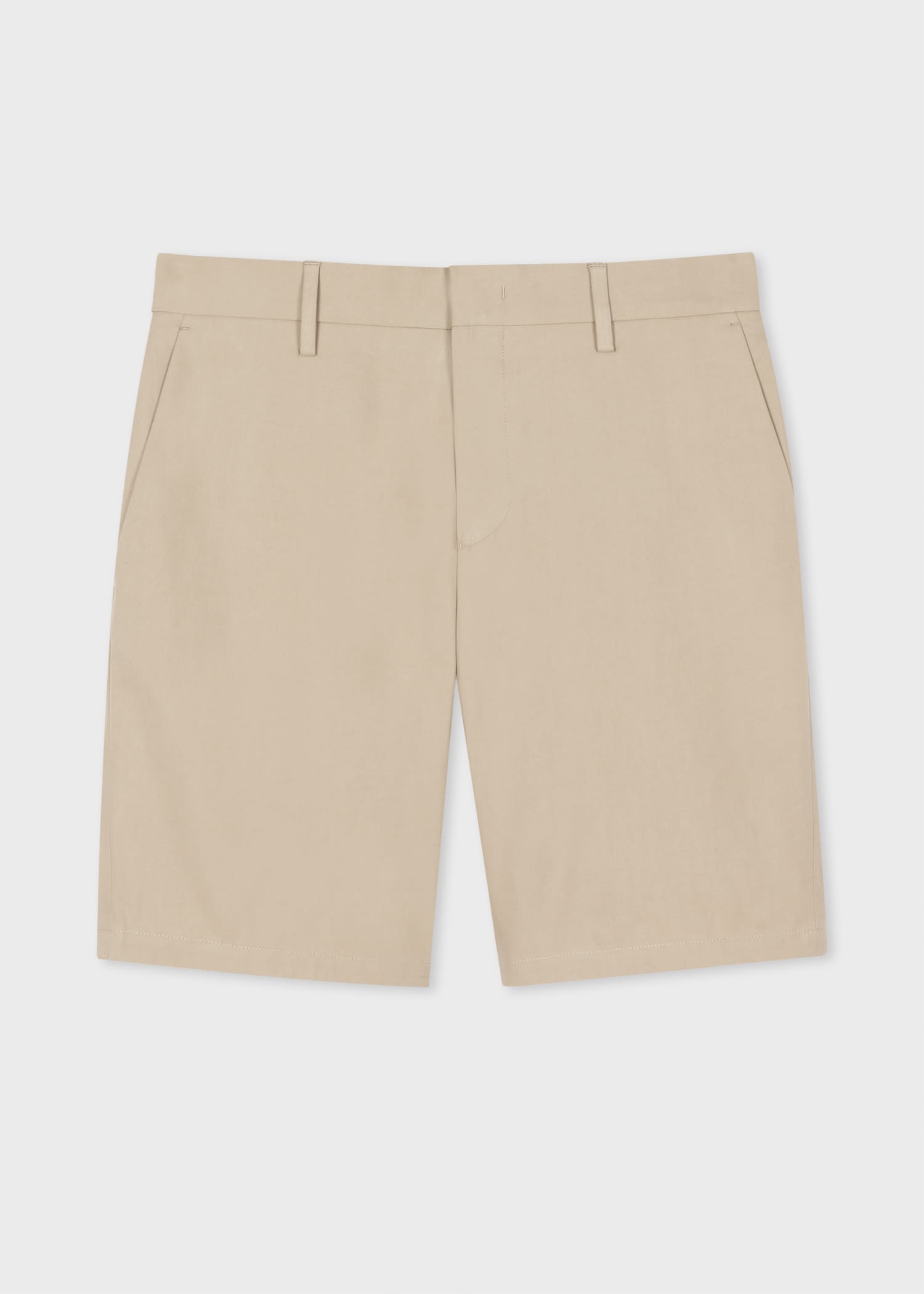 Cotton Twill Shorts - 1