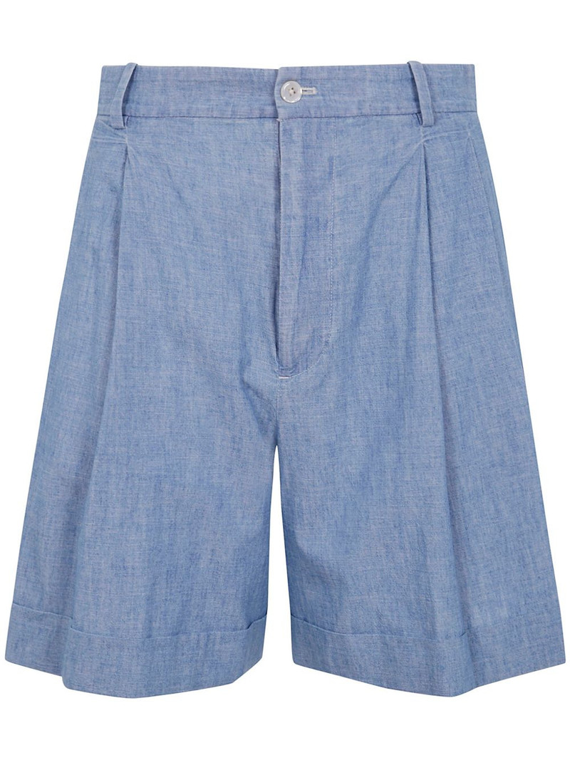 chambray shorts 1