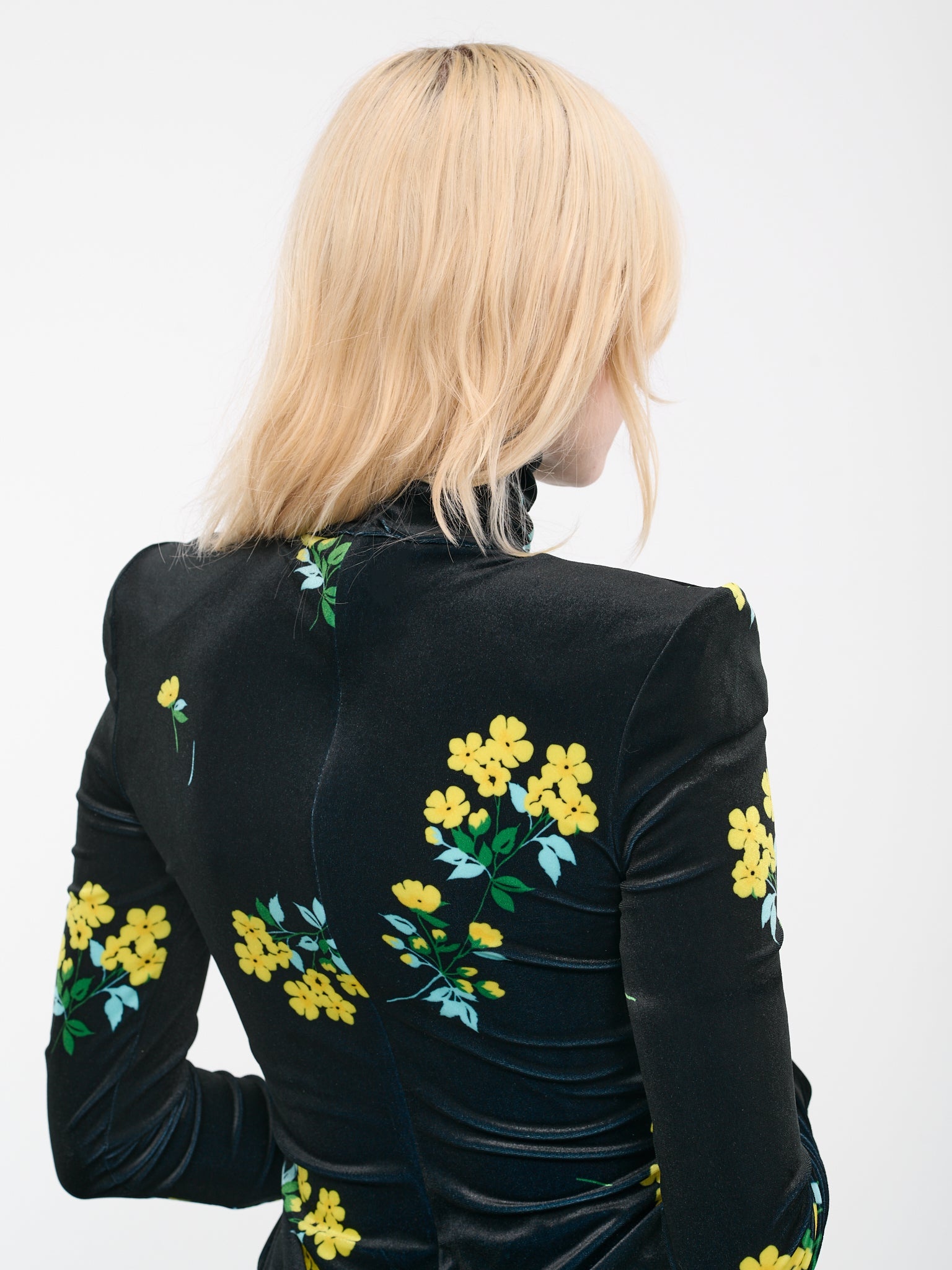 Buttercup Velvet Dress - 4