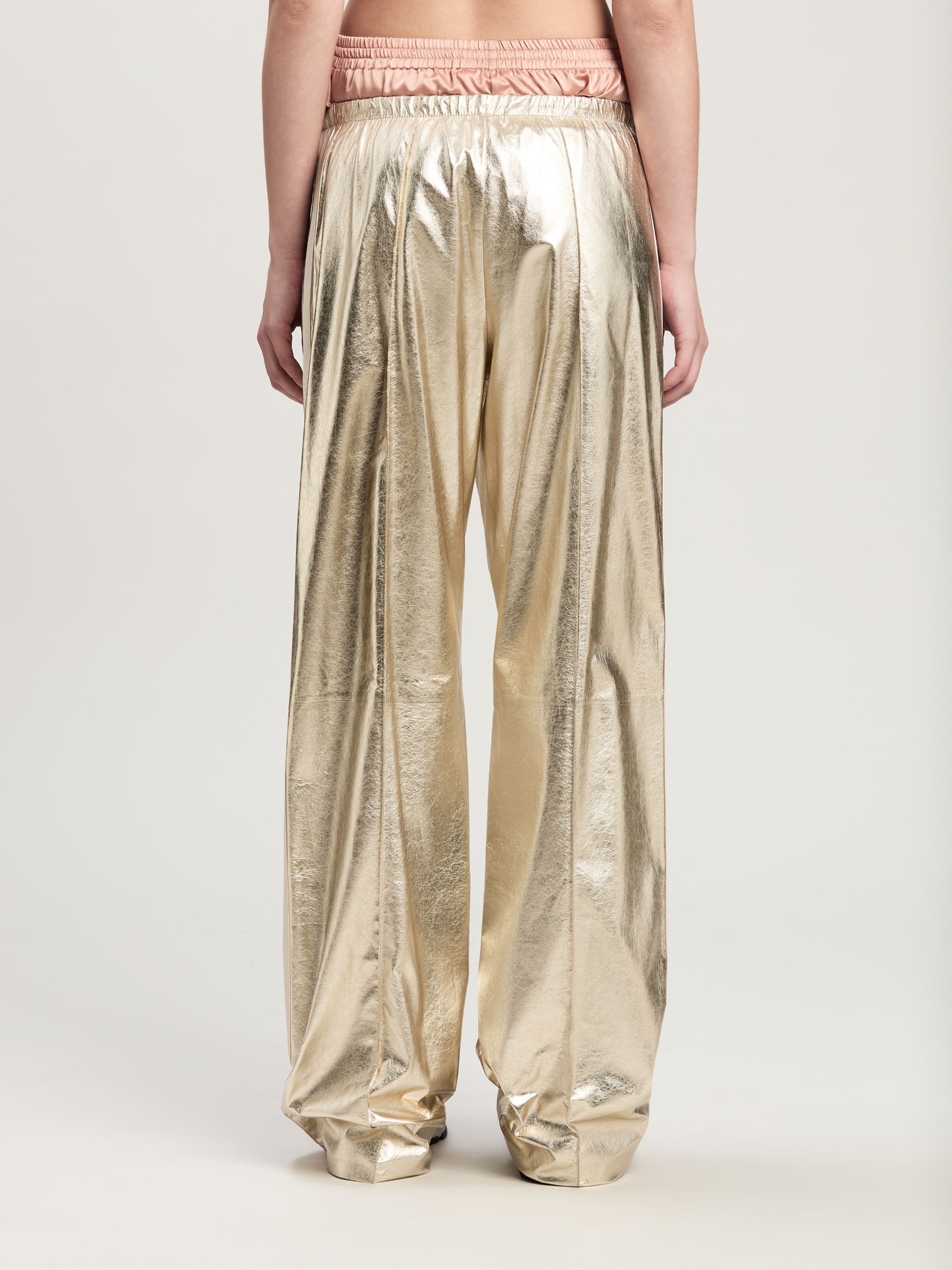 Laminated Track Pants Loose Fit - 5