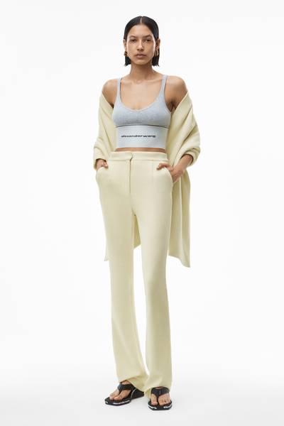 Alexander Wang STACKED PANT IN VELOUR TAILORING outlook