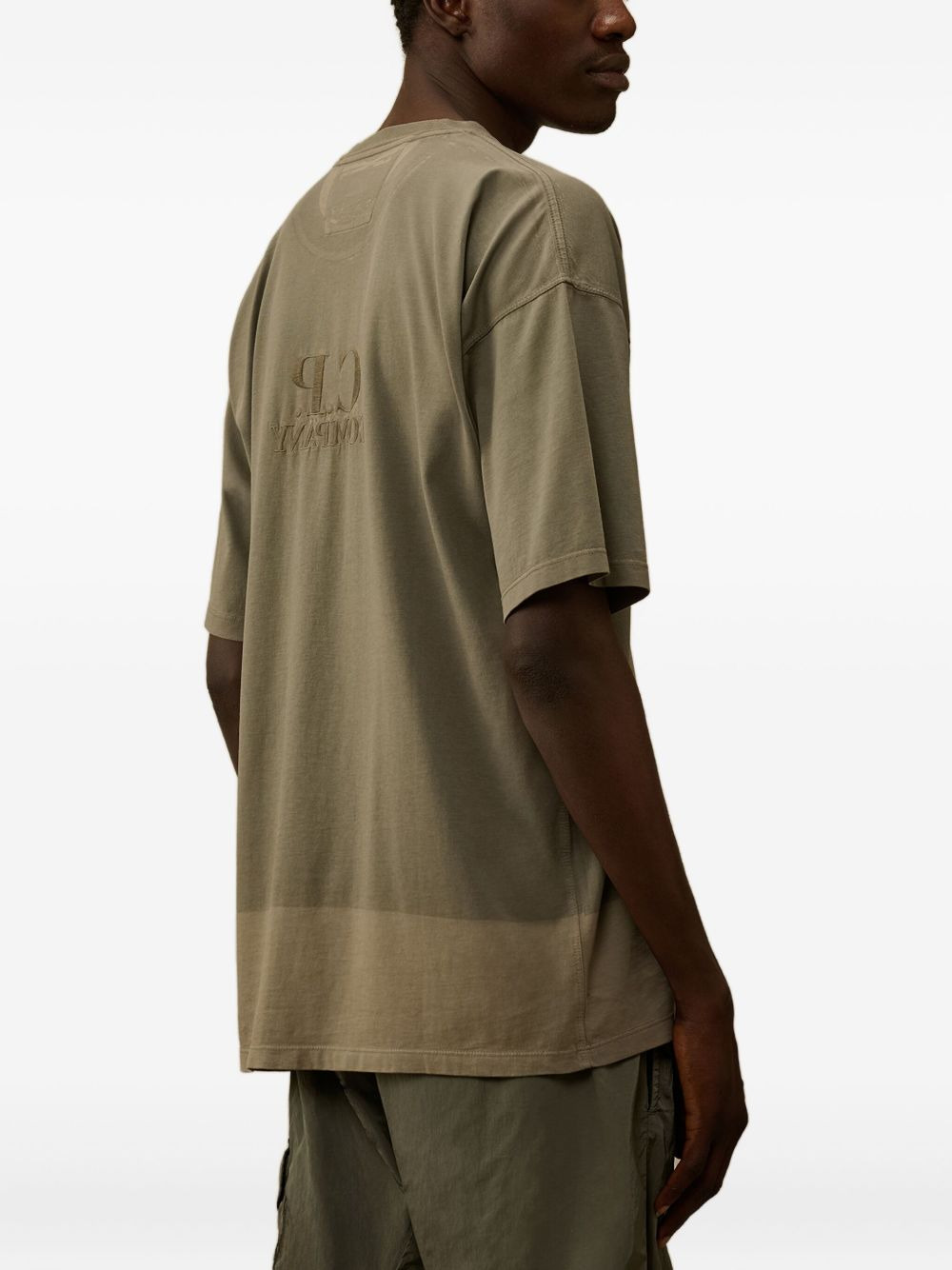 embossed-logo T-shirt - 4