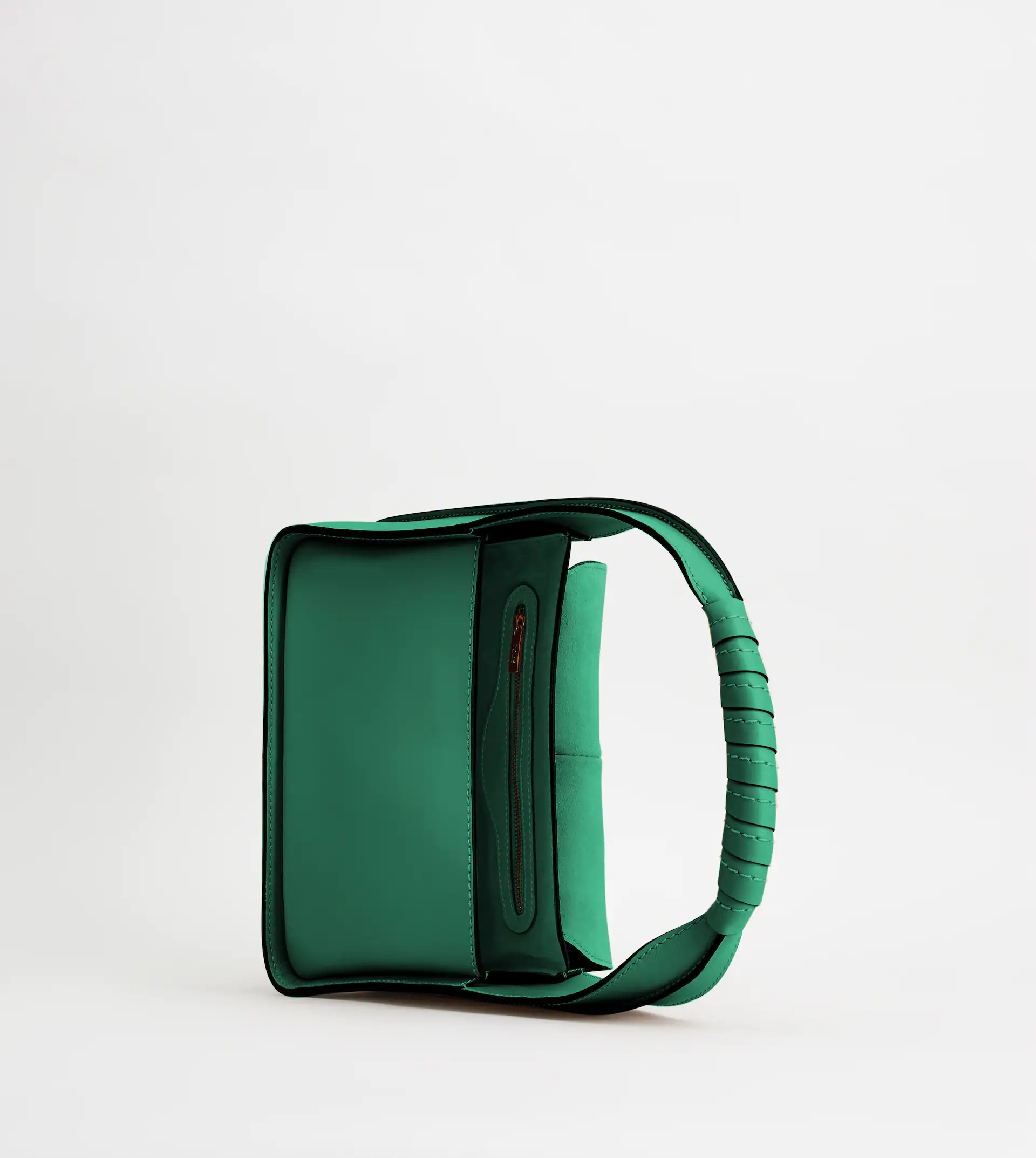 TIMELESS BAG IN LEATHER MINI - GREEN - 3