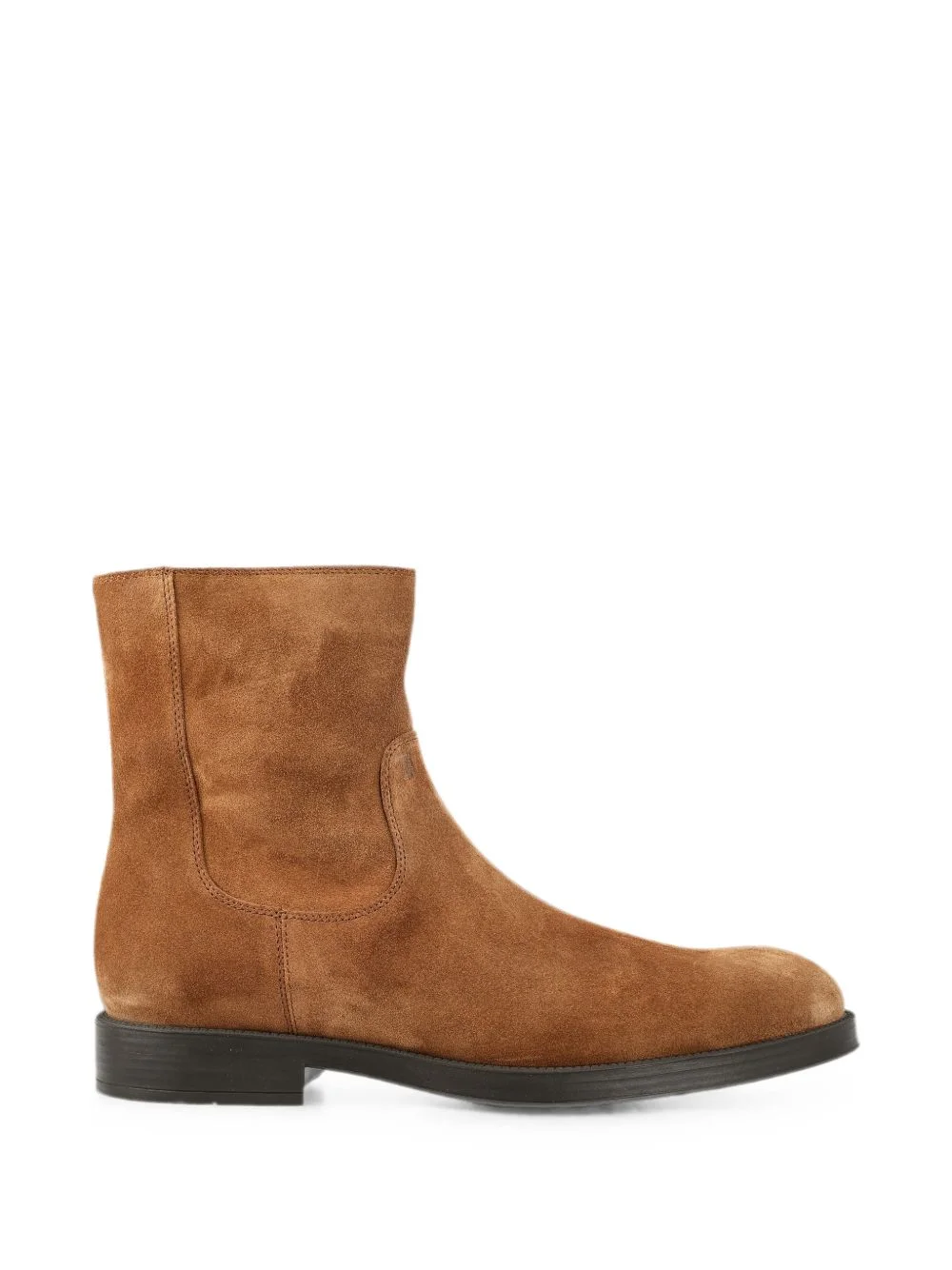 suede side-zip ankle boots - 1