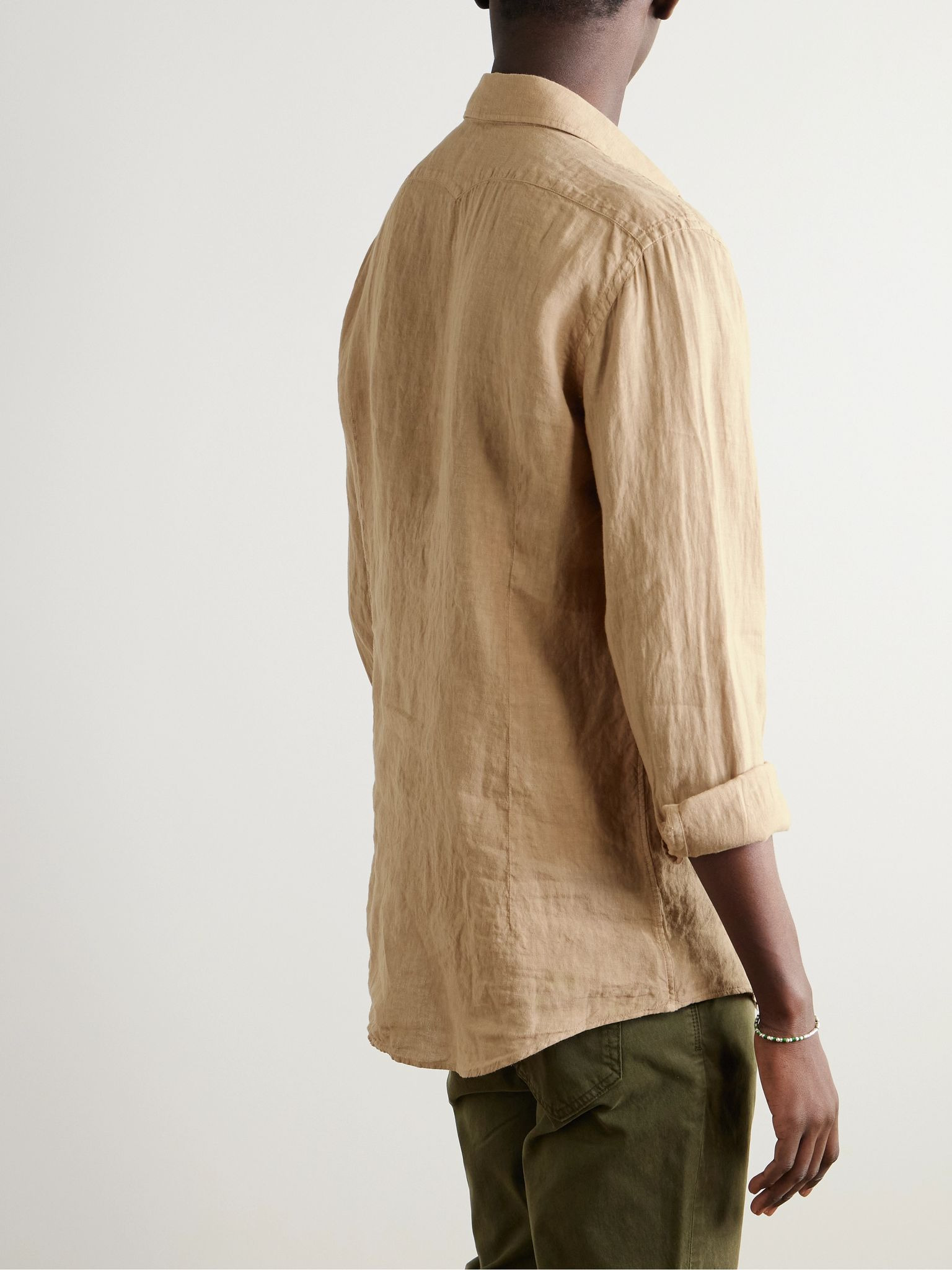 Linen Shirt Mushroom - 3
