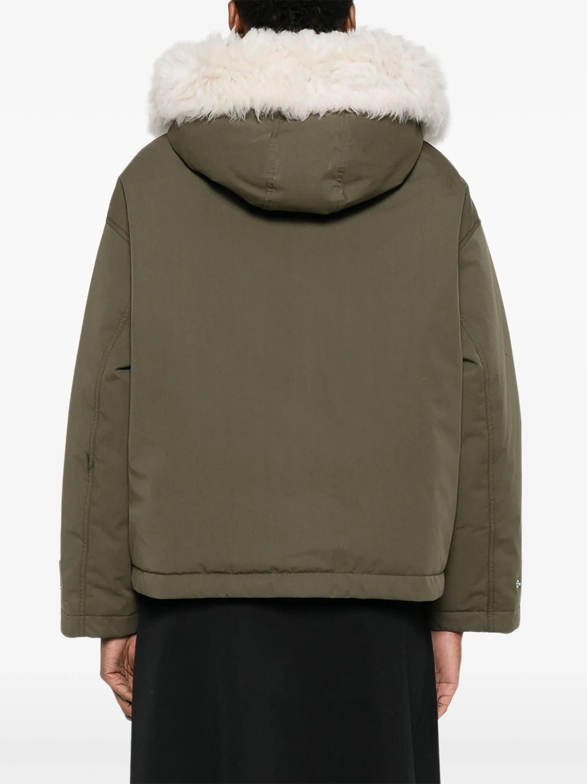Yves Salomon Hooded Patch-pocket Jacket - 5
