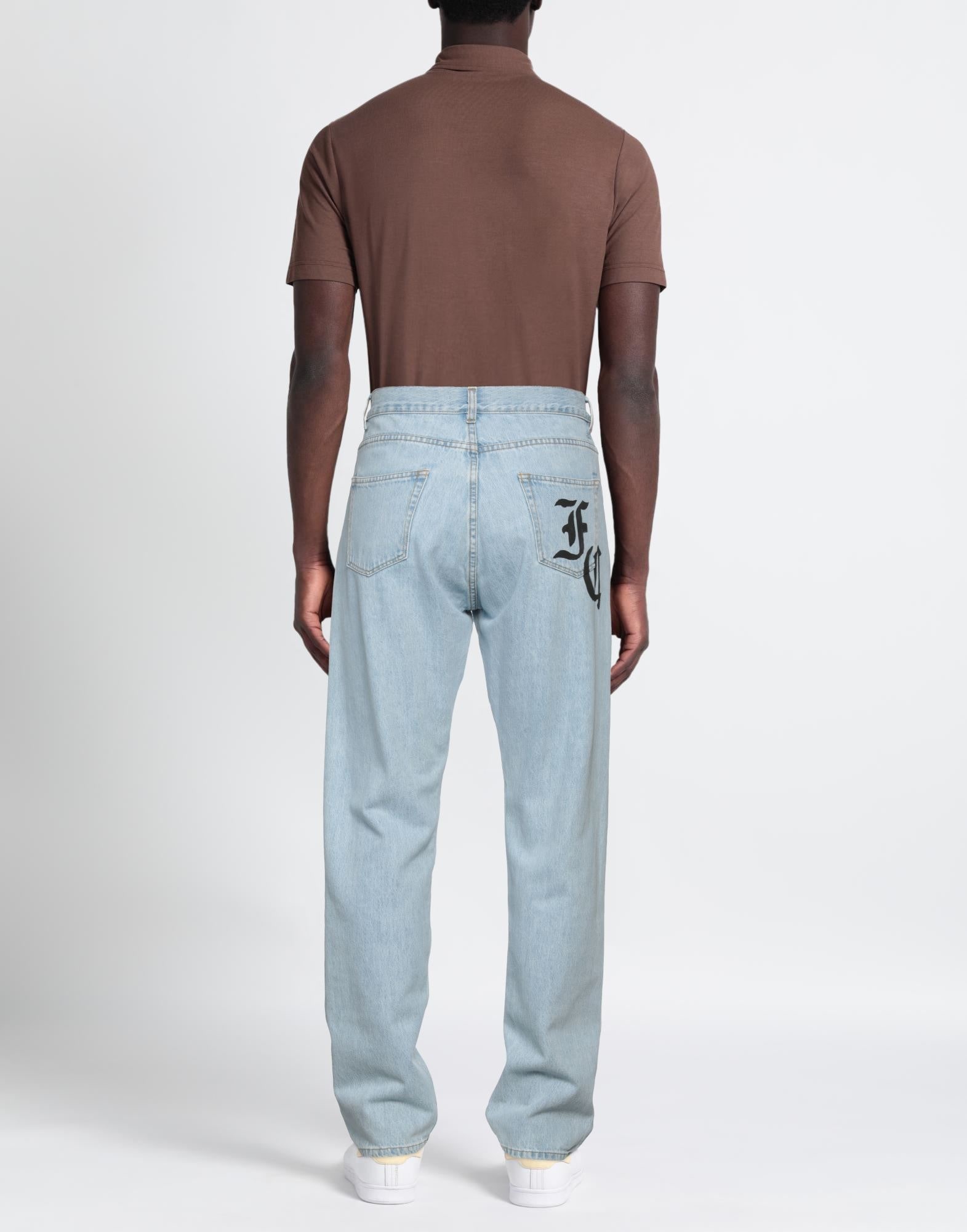 Blue Men's Denim Pants - 3