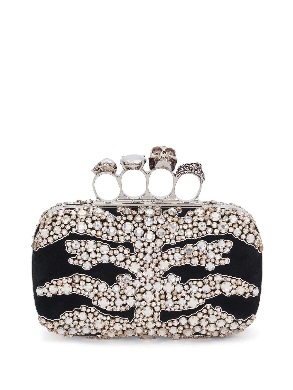 skull knuckleduster clutch bag - 1