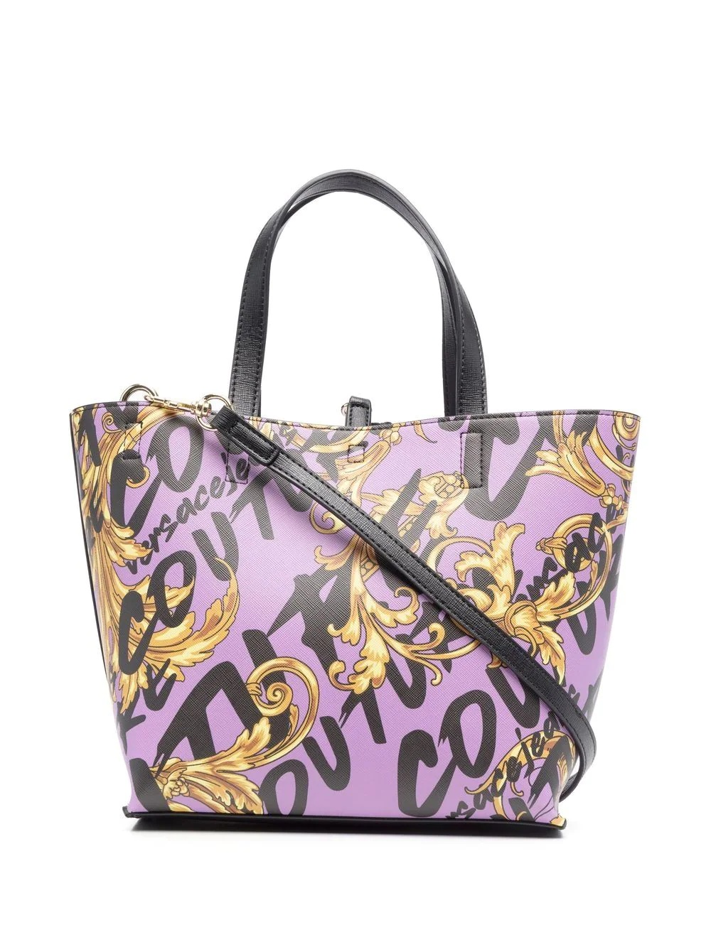 logo-print tote bag - 1