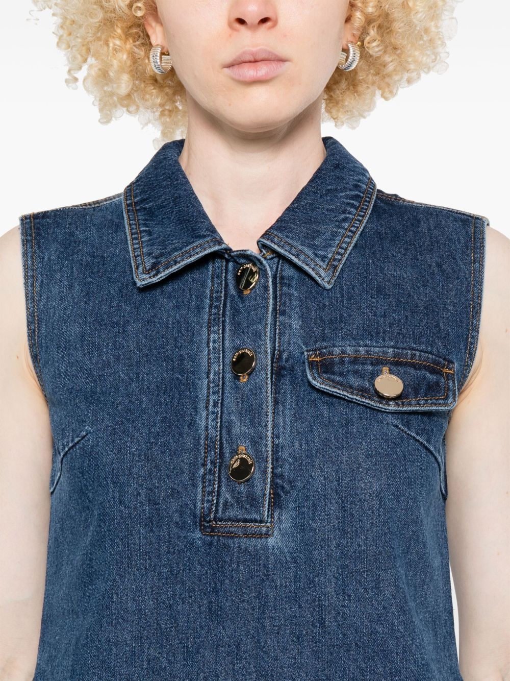 denim dress - 5