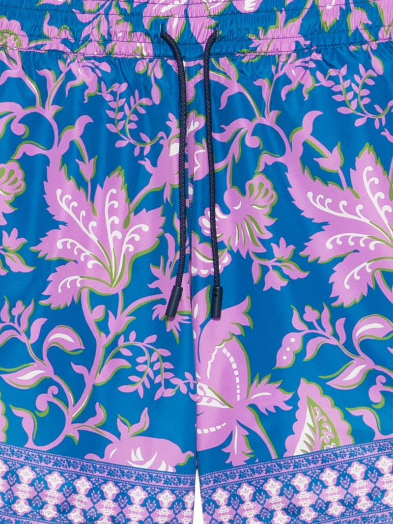 floral-print trim swim shorts 3