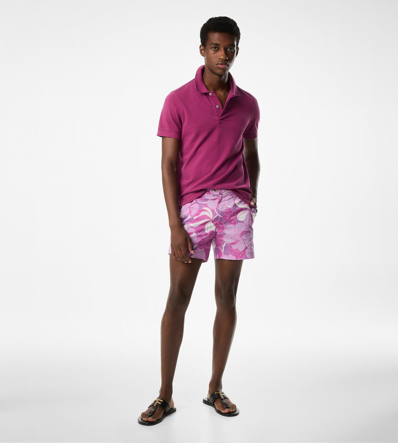 TOM FORD PSYCHEDELIC FLORAL PRINT SWIM SHORT outlook