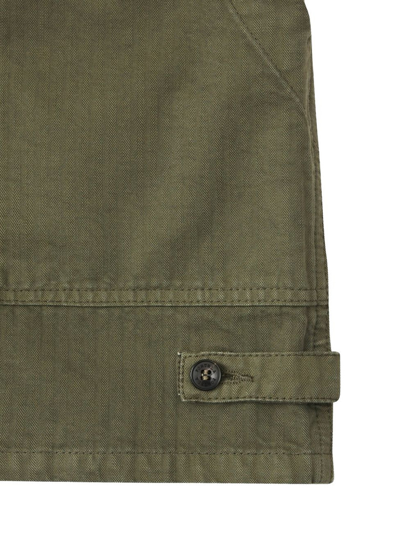 Jimt patch-pocket herringbone shorts 6