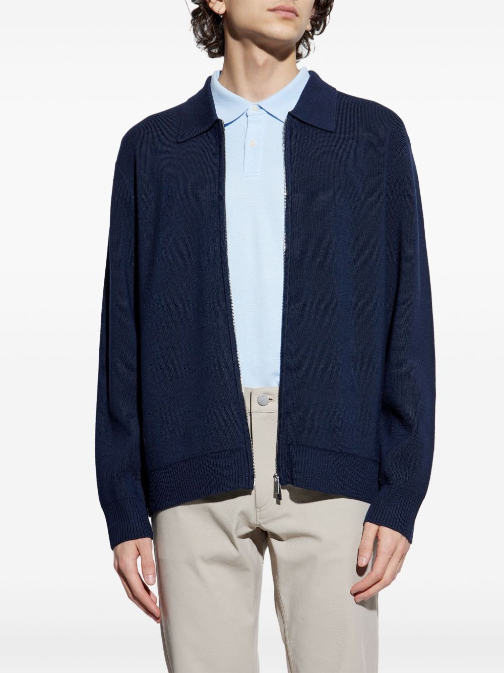zip-up cardigan - 3