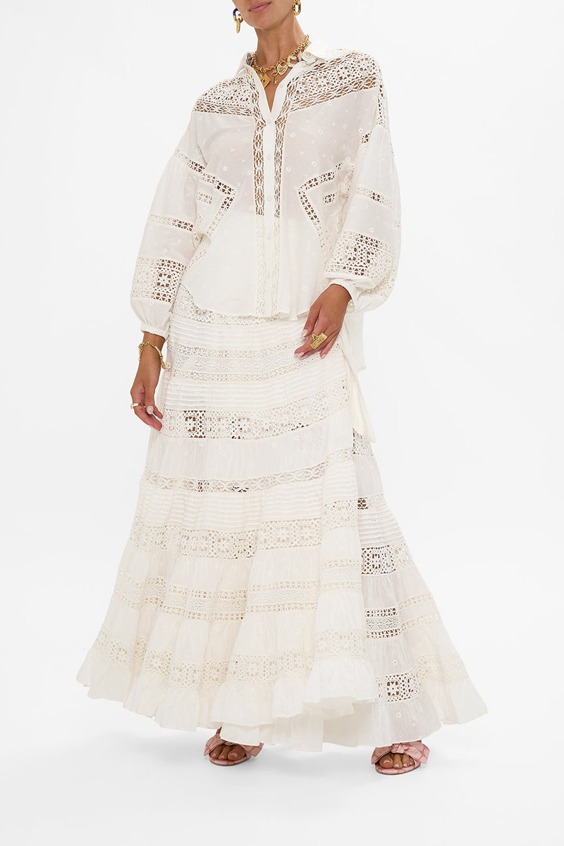 CAMILLA BALLOON SLEEVE SHIRT BLOUSE outlook